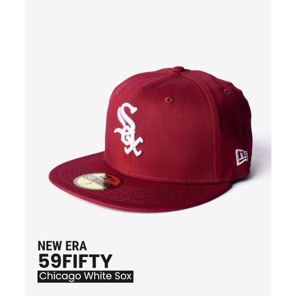 ニューエラ NEW ERA 59FIFTY 5950 フィフティー ナイン フィフティー Chicago White Sox League Essential シカゴ  60364430  MLB 爆買