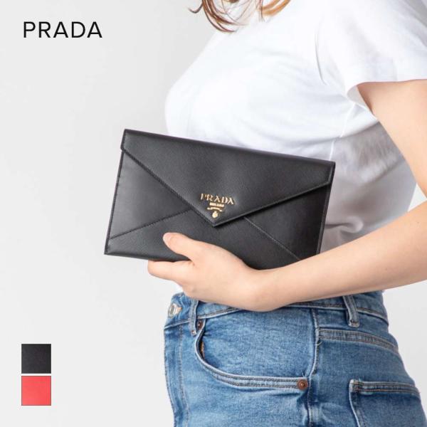 レザー☆プラダ☆ポーチ☆レア☆PRADA カーキ プラダ スピードロック Re-nylon Xレザー ポーチ | PRADA