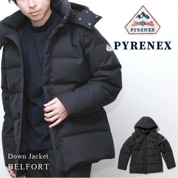 極美品タグ付き 別注黒ロゴ PYRENEX ピレネックス BELFORT S Pyrenex ダウンジャケット ダウン 「SHIPS 別注」 PYRENEX: EX BELFORT