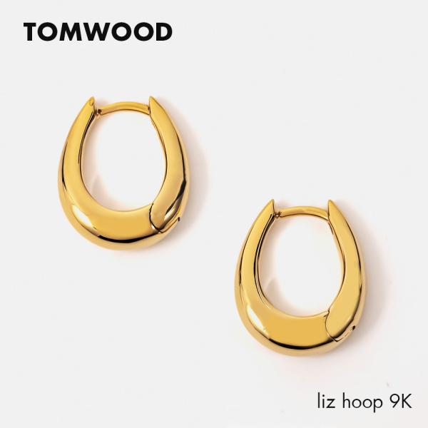 トムウッド　リズフープゴールドピアス TOMWOOD】Liz Hoop Gold リズフープ ゴールド ピアス ユニ