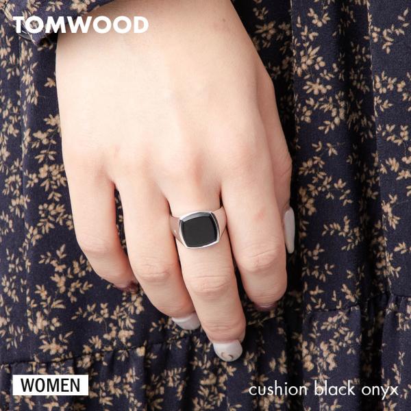 トムウッド TOM WOOD R74HQMBO01 S925 リング レディース アクセサリー 指輪 クッション ブラック オニキス cushion  black onyx スターリングシルバー 925 :tow-r74hqmbo01s925:U-STREAM 通販 