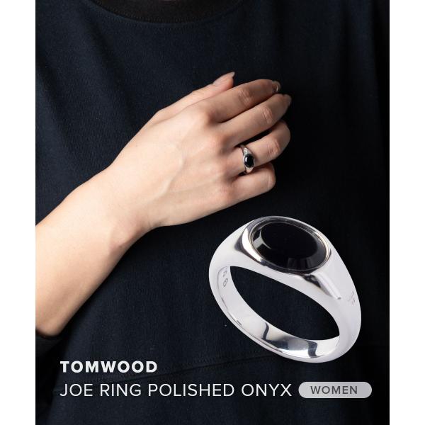 TOM WOOD（トムウッド） TOM WOOD JOE RING POLISHED ONYX ジョー