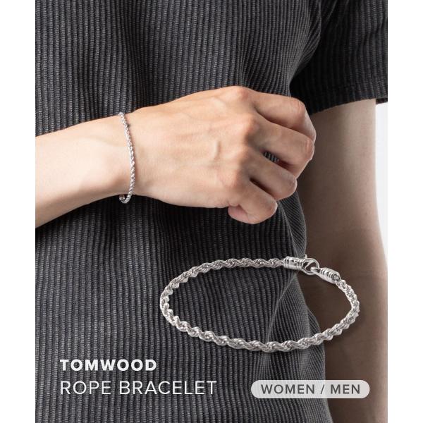 トムウッド TOM WOOD ROPE BRACELET ロープ ブレスレット 101563 レディース メンズ ユニセックス アクセサリー シルバー