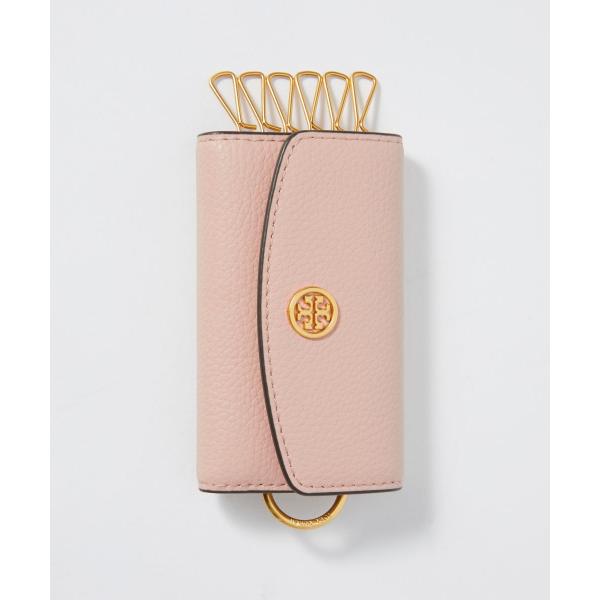 美品　トリーバーチ　キーケース　TORY BURCH  ロビンソン TORY BURCH トリーバーチ Robinson ロビンソン PEBBLED KEYCASE