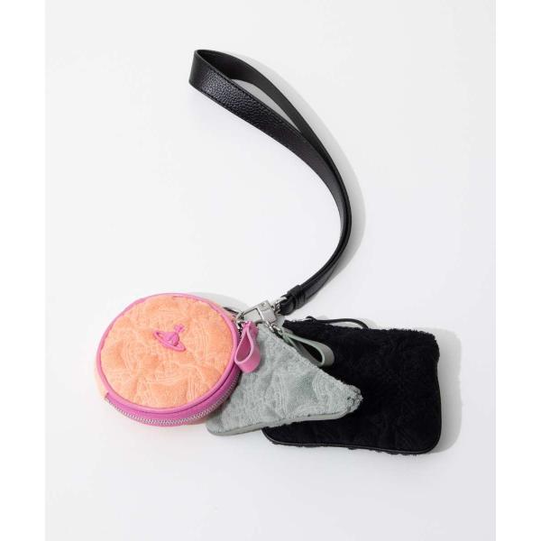 ヴィヴィアンウェストウッド Vivienne Westwood 5204005CU K003E ポーチ TOWELLING MULTI POUCH レディース マルチポーチセット レザーストラップ  オーブ 爆買
