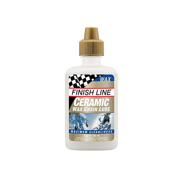 フィニッシュライン セラミック ワックス チェーン ルーブ 60ml ボトルチェーンスプロケット 潤滑剤 自転車 ロード MTB クロスバイク