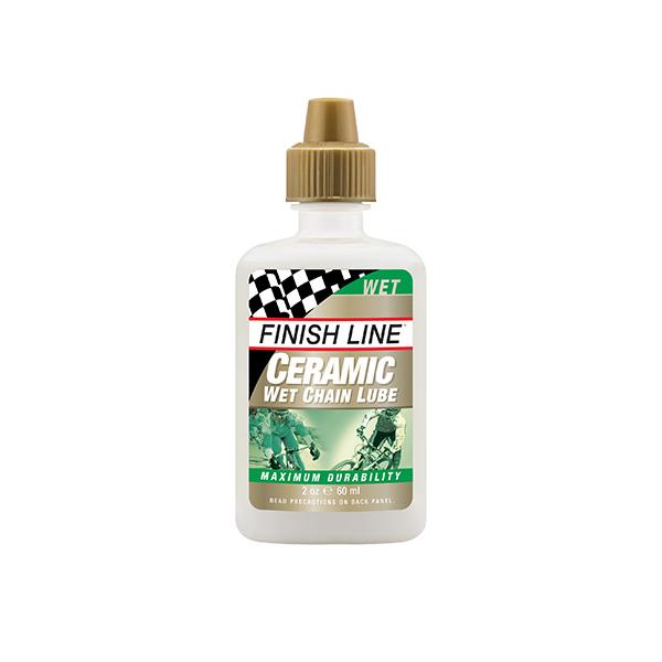 フィニッシュライン セラミック ウエット チェーン ルーブ 60ml ボトルチェーンスプロケット 潤滑剤 自転車 ロード MTB クロスバイク アシスト