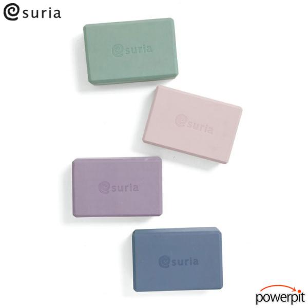 スリア ヨガブロック 1個入り ヨガポーズサポート ストレッチ 柔軟 マット体操 suria 株式会社インターテック