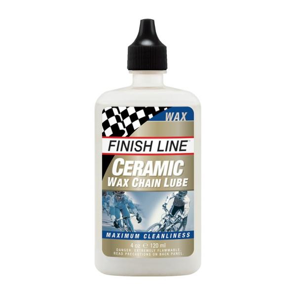 FINISH LINE フィニッシュライン セラミック ワックス チェーン ルーブ 120ml ボトル Ceramic Wax Chain Lube スプロケット 潤滑剤 自転車