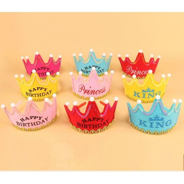 誕生日 王冠 帽子 飾り ハッピーバースデー バースデー かざり パーティー 光り 子供 大人 かわいい カラフル キッズ Dejapan Bid And Buy Japan With 0 Commission