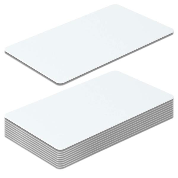 プラスチックカード 10枚 白 無地 カード JIS規格サイズ PVCカード 0.76mm厚