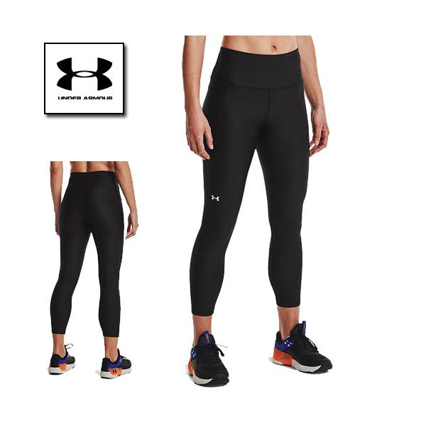 50%OFF 半額 セール アンダーアーマー レディース レギンス タイツ ロングスパッツ 1365335  UNDER ARMOUR ヒートギアアーマー アンクル レギンス ハイライズ