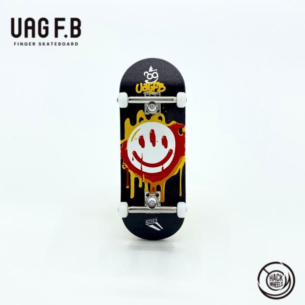 UAG F.B   プロコンプリート / #23 Vision Black - OR / 「Pager.One」オリジナルデザインデッキ / フィンガースケートボード  / 指スケ / 指スケボー