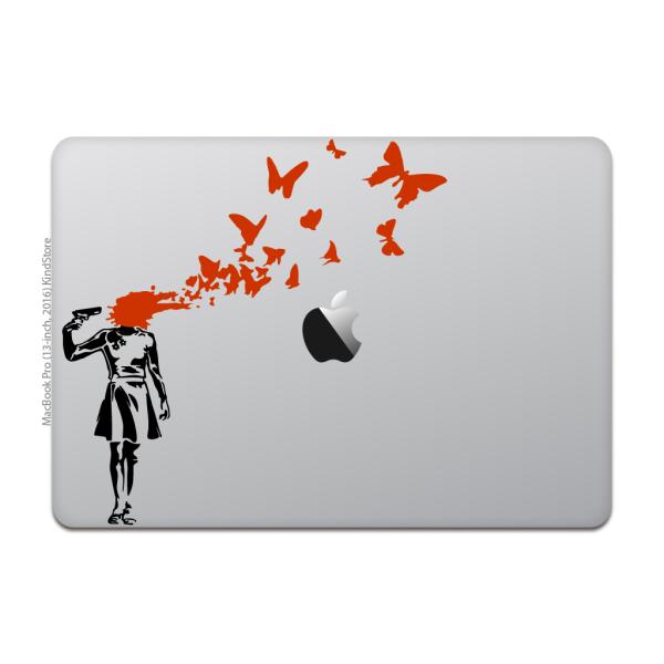 Macbook Pro 13インチ 15インチ 16 マックブック ステッカー シール ガン シューティング バタフライ スイーサイド ガール Butterfly Suicide M795 Kindstore 通販 Yahoo ショッピング