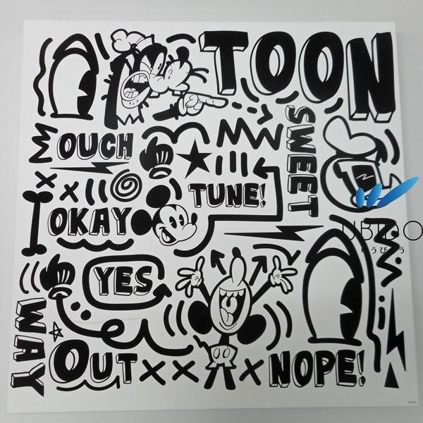 �A�[�g�p�l���@�~�b�L�[TOON�@50�p�@�f�B�Y�j�[ �L�����o�X�A�[�g �E�H�[���A�[�g �t�@�u���b�N�p�l��