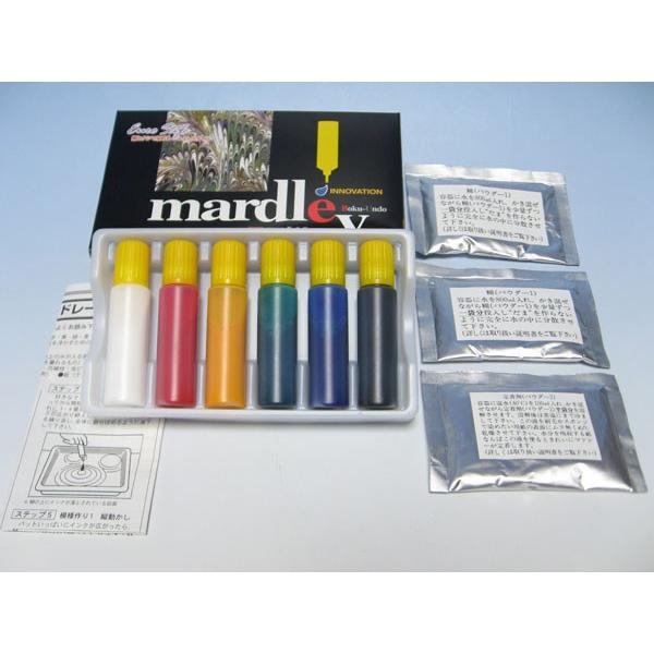 マドレー６色セット 各12ml　マドレー用紙 定着剤でコーティング済