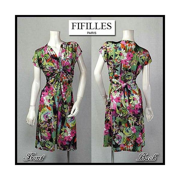 Fifilles Paris フィフィーユ フランス ローズ柄ワンピース ピンク系 サイズt1とt2 当初価格税抜円 Buyee 日本代购平台 产品购物网站大全 Buyee一站式代购 Bot Online