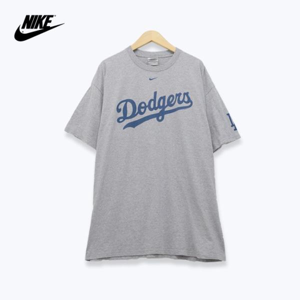 ナイキ Nike 大リーグ Mlb ロサンゼルス ドジャース 半袖tシャツ メンズ Xlサイズ グレー ブルー ユーズド 古着 T 16 Buyee Buyee บร การต วกลางจากญ ป น ซ อจากประเทศญ ป น
