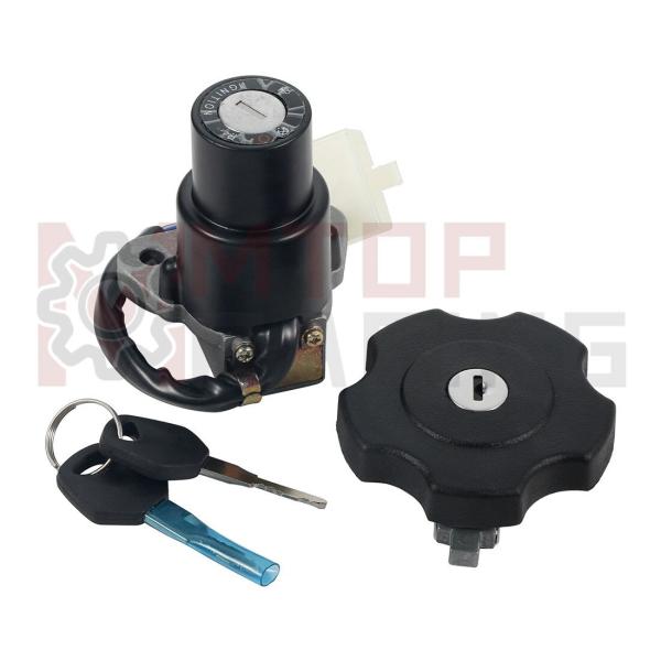 初期型RZ250/350 タンクキャップ＆シート/メットロック 純正キー2本付き 初期型RZ250/350 タンクキャップ＆シート/メットロック 純正キー