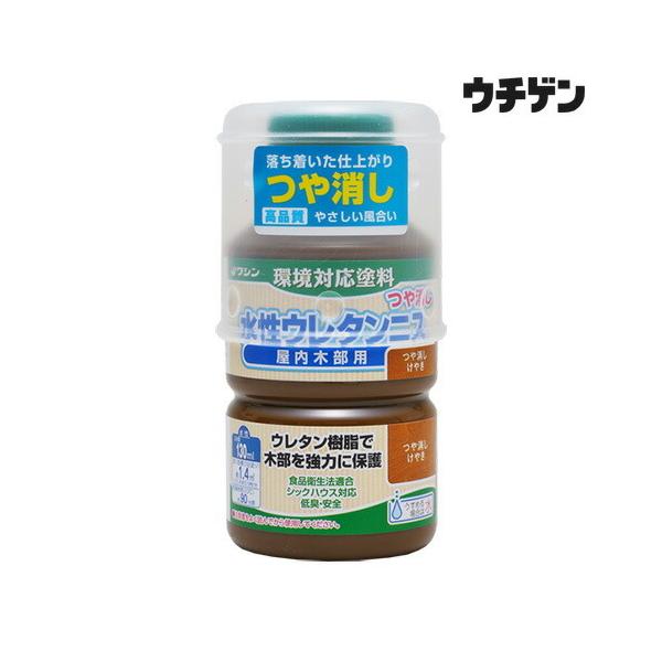 和信ペイント 水性ウレタンニス つや消しけやき 130ml