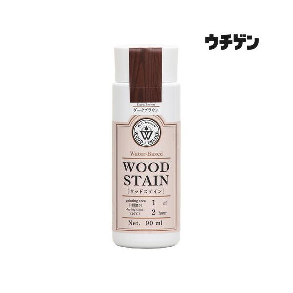 和信ペイント ウッドアトリエ ウッドステイン WS-12 ダークブラウン 90ml