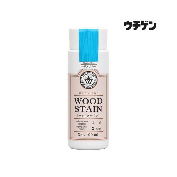 和信ペイント ウッドアトリエ ウッドステイン WS-19 マリンブルー 90ml