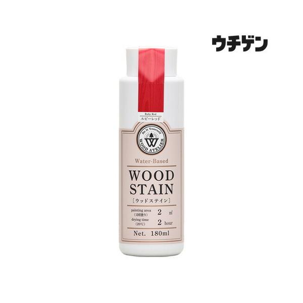 和信ペイント ウッドアトリエ ウッドステイン WS-26 ルビーレッド 180ml