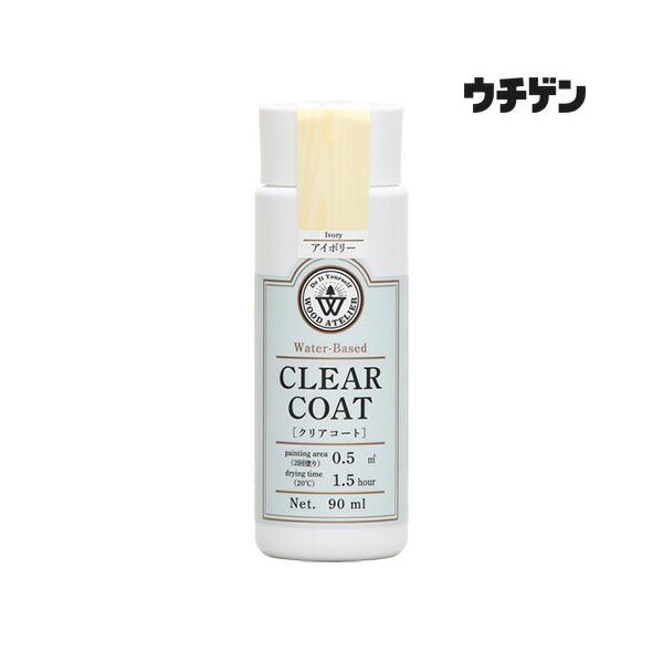 和信ペイント ウッドアトリエ クリアコート CC-02 アイボリー90ml