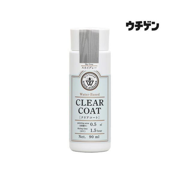 和信ペイント ウッドアトリエ クリアコート CC-03 スカイグレー90ml