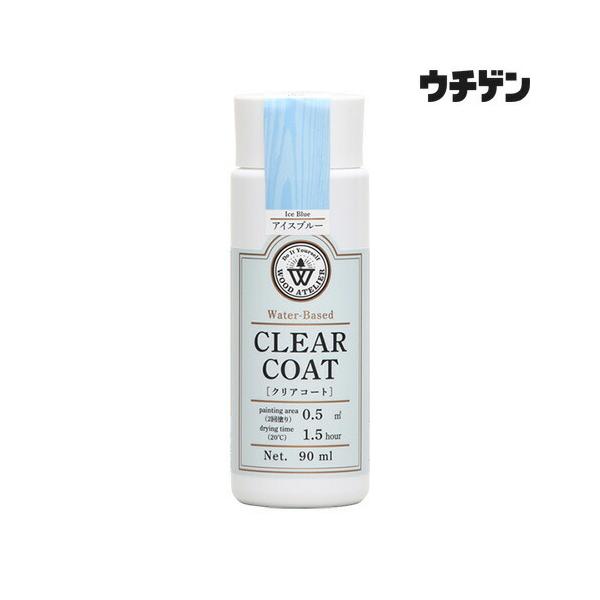 和信ペイント ウッドアトリエ クリアコート CC-05 アイスブルー90ml
