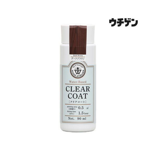 和信ペイント ウッドアトリエ クリアコート CC-12 ダークブラウン90ml