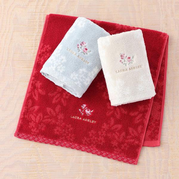 LAURA ASHLEY（ローラアシュレイ） (SALE) フェイスタオル ブロック