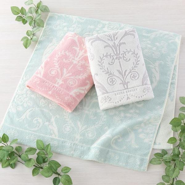 新品 LAURA ASHLEY ローラ アシュレイ バスマット タオル セット