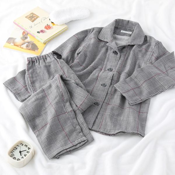 UCHINO (SALE)パジャマ レディース マシュマロガーゼ グレンチェック