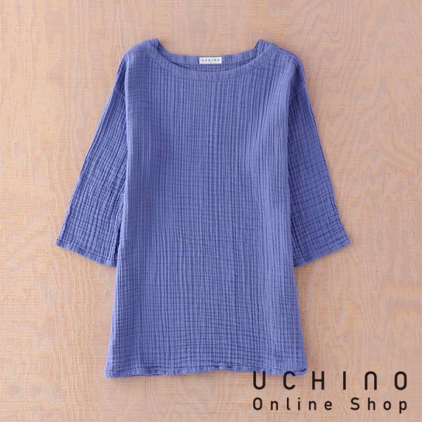 UCHINO内野クレープガーゼ　チュニック 楽天市場】UCHINO クレープガーゼ チュニックブラウス