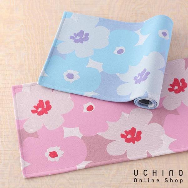 (SALE) UCHINO �t���b�g�}�b�g�u�u���[���v �����O�}�b�g ��45 x 120cm �}�b�g�E�M�������[ �L�b�`���}�b�g �E�`�m �}�b�g�M�������[