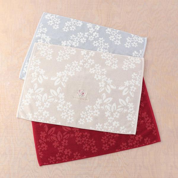 ローラアシュレイ❤︎タオルセット➕バスマット LAURA ASHLEY (SALE) ASHLEY(ローラ アシュレイ) ブロックリー