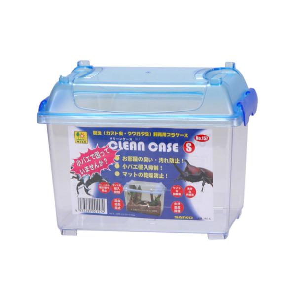 昆虫飼育の悩みを解決・軽減！コバエが入らないクリーンなケース。観察しやすく、お世話がしやすいケースです。手軽に使えるＳサイズ。 密着仕様の天ブタと小径（幅約0.5ｍｍ）の通気孔がコバエの侵入やマットや排泄物の飛散を防止！ クワガタなどの昆虫...