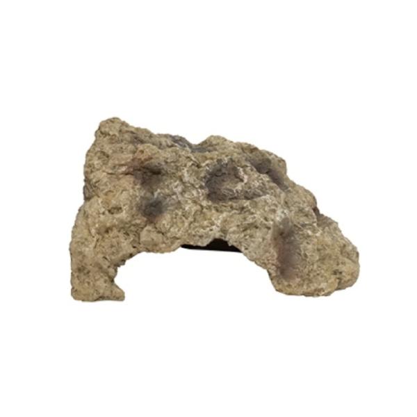 トカゲ類やリクガメをはじめとする様々な爬虫類、そして両生類にとって、身を隠せる安全なシェルターは、ストレス軽減や安心感の向上に不可欠です。このシェルターは、自然な岩肌の質感をリアルに再現しつつ、テラリウムのコーナー部分にぴったりと収まるよう...