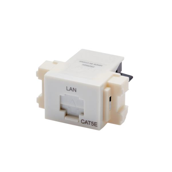 DX LJ5W(10) モジュラジャック(CAT5E)(埋込形)(ホワイト)