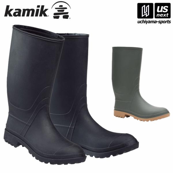 カミック 【物価高応援クーポン配布中】カミック メンズ ラバーブーツ