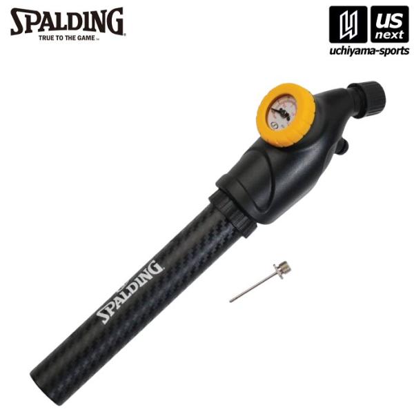 /メーカー スポルディング/品名 空気圧計付きデュアルアクションポンプ 5.5インチ(14cm) /品番 8485SPCA/空気圧計が付いていて、ボールに空気を入れたり抜いたりしながら空気圧をチェック可能/『デュアルアクション』機能により、...