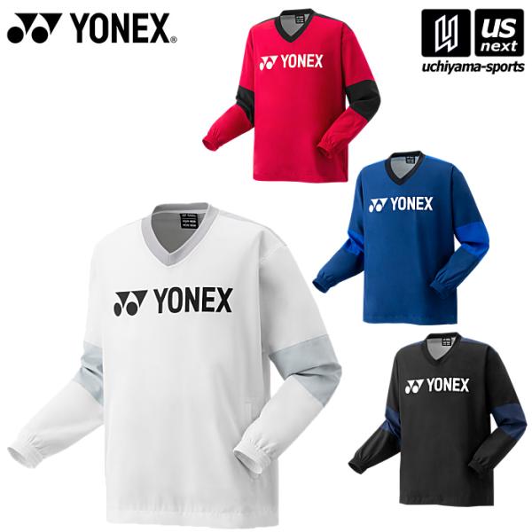 /メーカー ヨネックス（YONEX）/品名 裏地付Vブレーカー（フィットスタイル）/品番 32039/サイズ SS S M L O XO（ユニセックス）/カラー・007（ブラック）・011（ホワイト）・404（ディープレッド）・554（ダー...