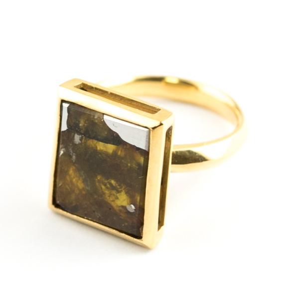 イミラック隕石オープンリング