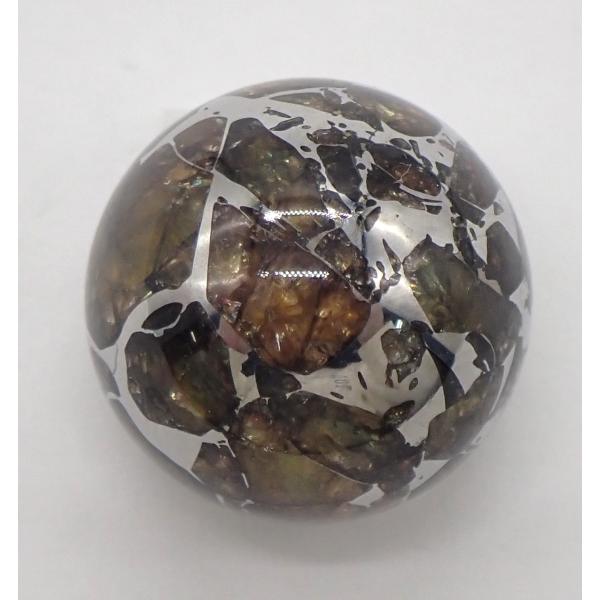 本物隕石　希少カラーセイムチャン隕石　meteorite 宇宙パワー 通販限定】セイムチャン隕石 丸玉 直径15.3mm Seymchan : 宇宙村
