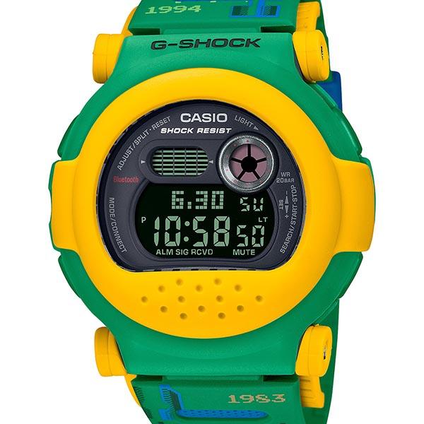 ジャンクCASIO G-SHOCK デジタル腕時計 グリーン/イエロー G-SHOCK G-B001RG-3JR ジーショック Gショック CASIO カシオ