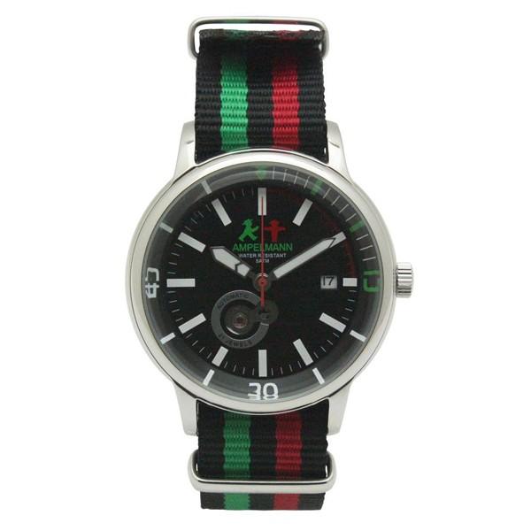 自動巻き】 AMPELMANN アンぺルマン 日本製 カレンダー 腕時計