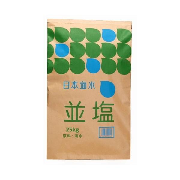 塩 業務用 日本海水 並塩 25kg (讃岐工場)　