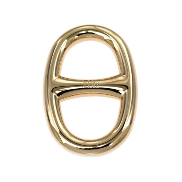 名東】エルメス スカーフリング シェーヌダンクル パーマブラス