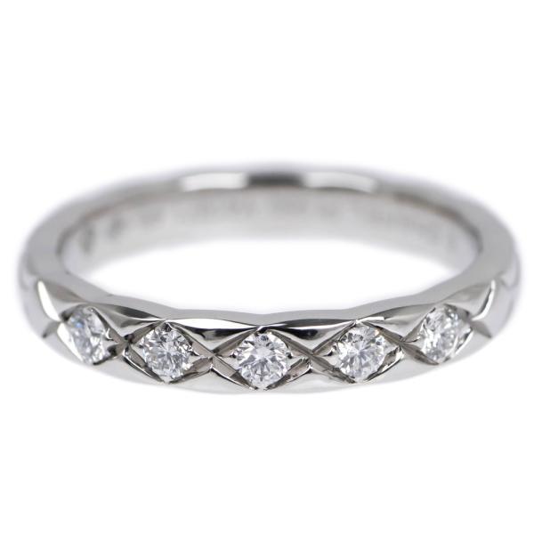 CHANEL 指輪　シャネルプラチナショコラ リング ダイヤモンドカット約10号 CHANEL 指輪 シャネルプラチナショコラ リング ダイヤモンド